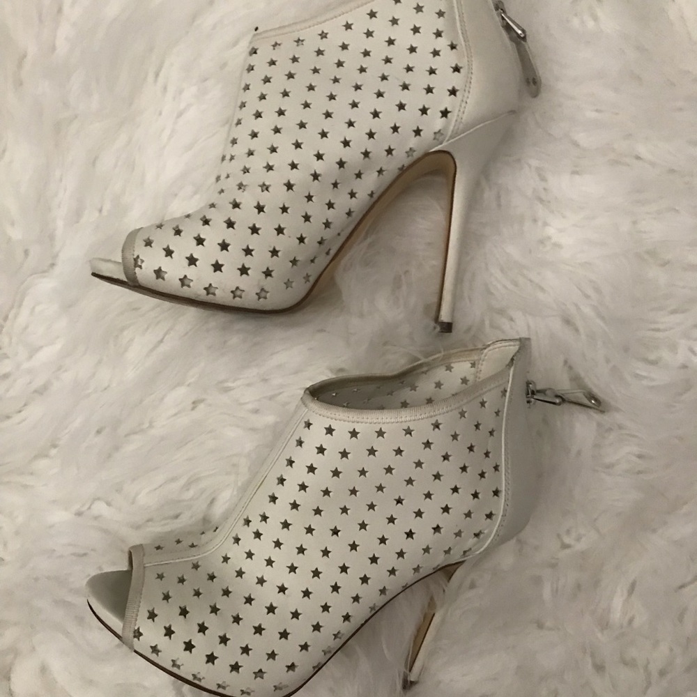 Guess Perforated With Stars Open Toe Bootie 6 - image 3